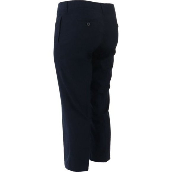 NWT LANDS' END BOY'S HUSKY lK EW BLD CHINO PANTS BLACK 18 (HUSKY) - Picture 4 of 6